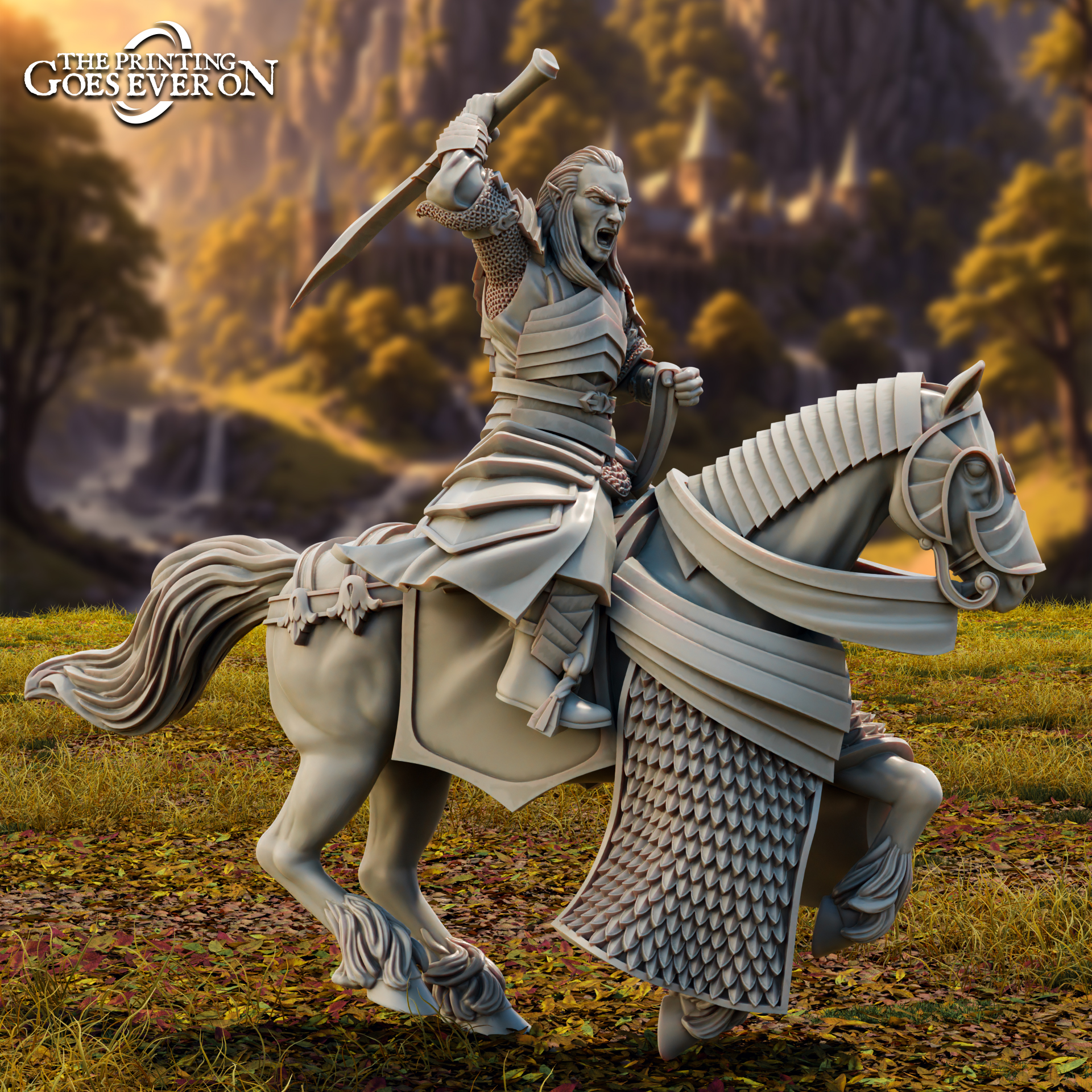 Lord Eleron - Mounted - Presupported